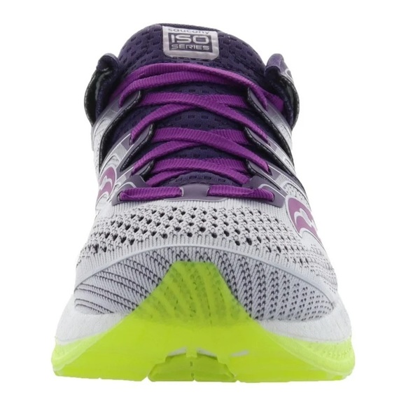 Saucony Triumph Iso 5 Running Sneaker Shoe White Purple size 9 - Picture 11 of 11